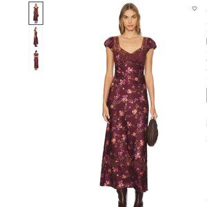 Free People Butterfly Babe Midi Dress Small